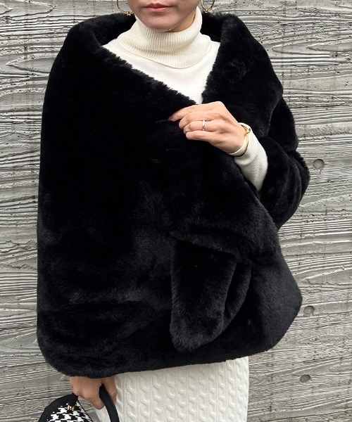 JENNE（ジェンヌ）の「リッチボリューム ファーケープ（その他アウター