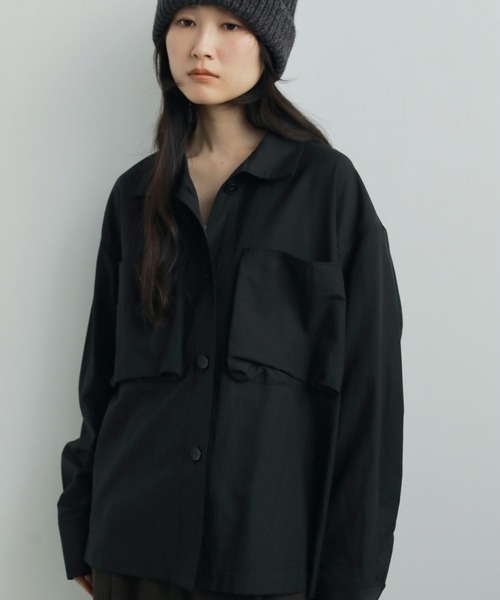 anuke（アンヌーク）の「Pocket Standcollar Shirts（シャツ/ブラウス
