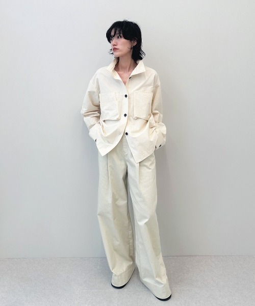 anuke（アンヌーク）の「Pocket Standcollar Shirts（シャツ/ブラウス