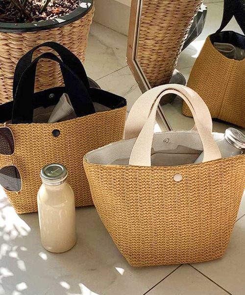 ナチュラルミニかごバッグ（かごバッグ）｜DAY CLOSET（デイ