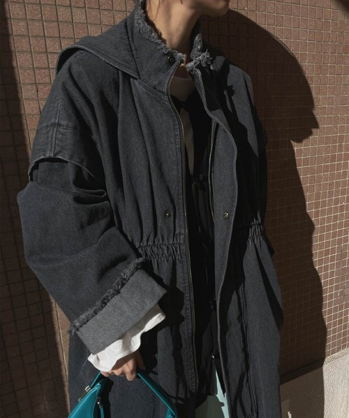 Ameri（アメリ）の「DENIM MOUNTAIN PARKA JACKET（デニムジャケット