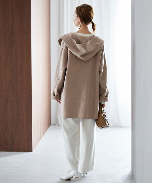 SLOBE IENA（スローブイエナ）の「HAMILTONダブルフェイスフードコート