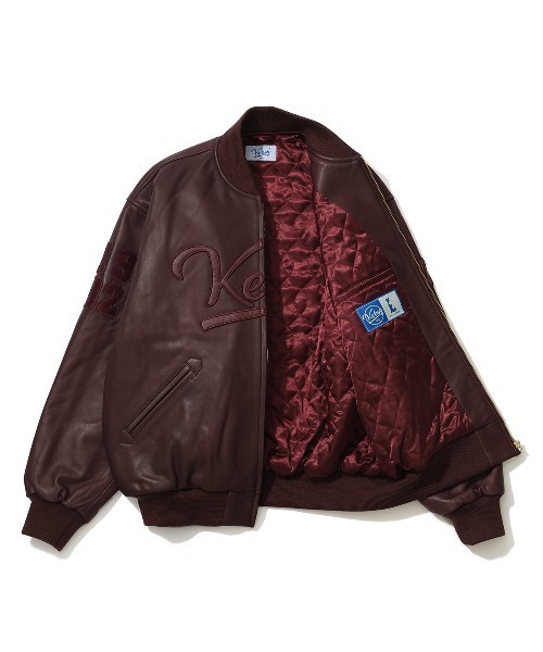 KEBOZ（ケボズ）の「LEATHER VARSITY JACKET（スタジャン）」 - WEAR
