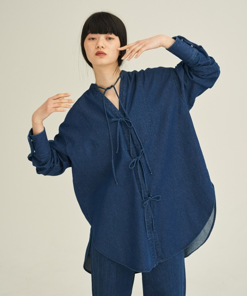 ENOF（イナフ）の「denim shirt（シャツ/ブラウス）」 - WEAR
