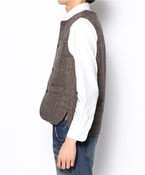 BEAMS（ビームス）の「□BEAMS / ハリスツイードベスト（ベスト）」 - WEAR