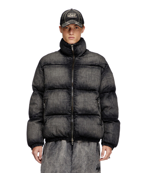 メンズ ジップアップパファージャケット W-MONS-A（ブルゾン）｜DIESEL