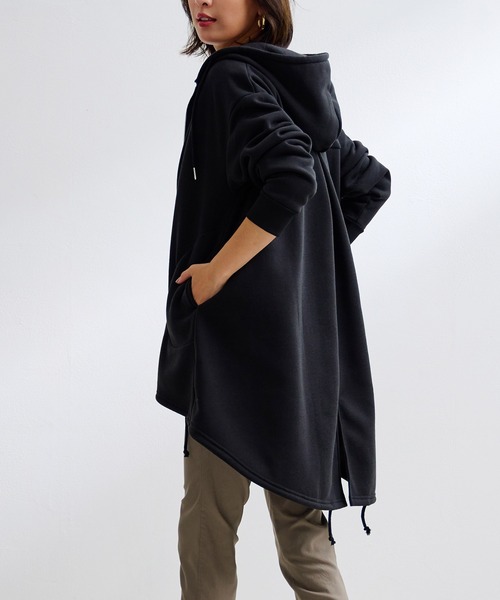 RANAN（ラナン）の「裏起毛！ふんわりあったかモッズライクパーカー