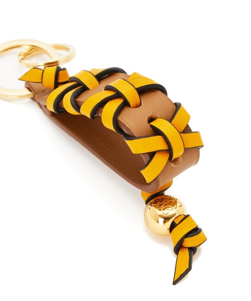 LOEWE（ロエベ）の「クロスブレイデッド キーリング（クラシックカーフ