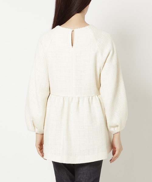 Rose Tiara（ローズティアラ）の「ファニーツイードペプラムブラウス