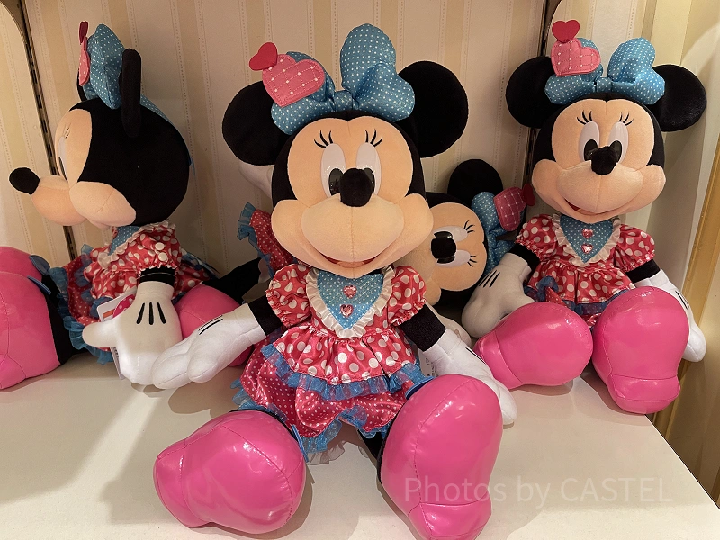 パルパルーザ ミニーマウス ぬいぐるみセット ミッキー ワッペン 4点