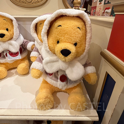 プーさんぬいぐるみ(クリスマスグッズ2025)| キャステル | CASTEL