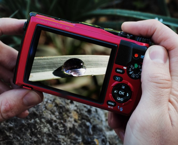 Olympus Tough TG-6 Waterproof Camera, Black (050332192430