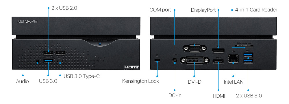 ASUS Desktop Computer VC66-CB5018ZN Intel Core i5-8400 8GB DDR4