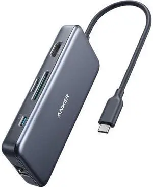 Anker USB C Hub Adapter, 7-in-1 USB C Adapter, with 4K HDMI, 100W