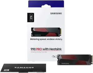 SAMSUNG 990 PRO w/ Heatsink Gaming Package M.2 2280 1TB PCI