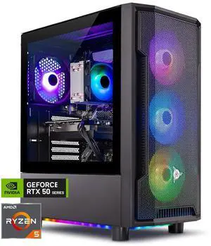 Skytech Shadow Gaming PC Desktop, Ryzen 5 9600X 3.9 Ghz (5.4GHz