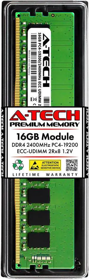 Samsung M391A2K43BB1-CRC 16GB DDR4-2400 ECC UDIMM 2Rx8 Server