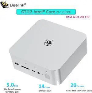 Beelink GTi12 Mini PC Intel Core i9 12900H 5.0GHz 14C/20T Mini
