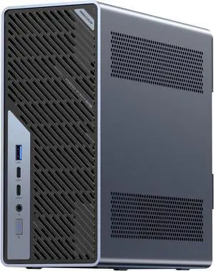 MINISFORUM DeskMini UM700 Mini PC AMD Ryzen 7 3750H Small PC, 16GB