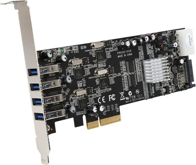 StarTech.com PEXUSB3S44V 4 Port PCI Express (PCIe) SuperSpeed USB