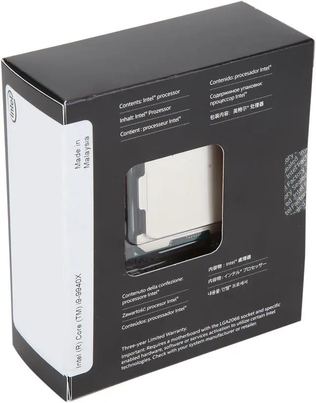 Intel Core i9 X-Series - Core i9-9940X Skylake X 14-Core 3.3 GHz