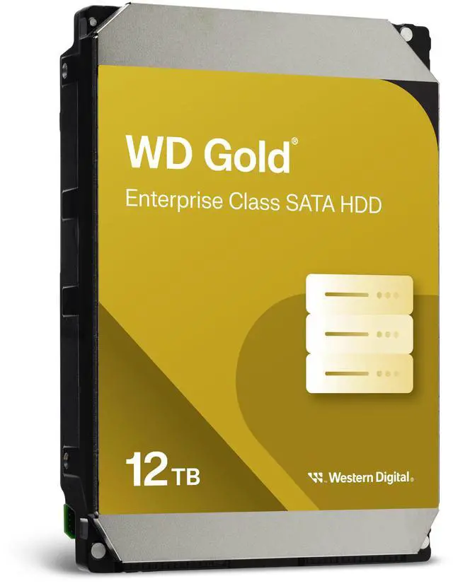 WD Gold 12TB Enterprise Class Hard Disk Drive - 7200 RPM Class
