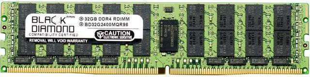 Black Diamond Memory 32GB ECC Registered DDR4 2400 (PC4 19200