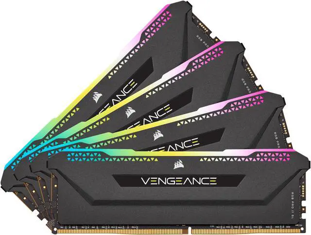 CORSAIR Vengeance RGB Pro SL 64GB (4 x 16GB) 288-Pin PC RAM DDR4