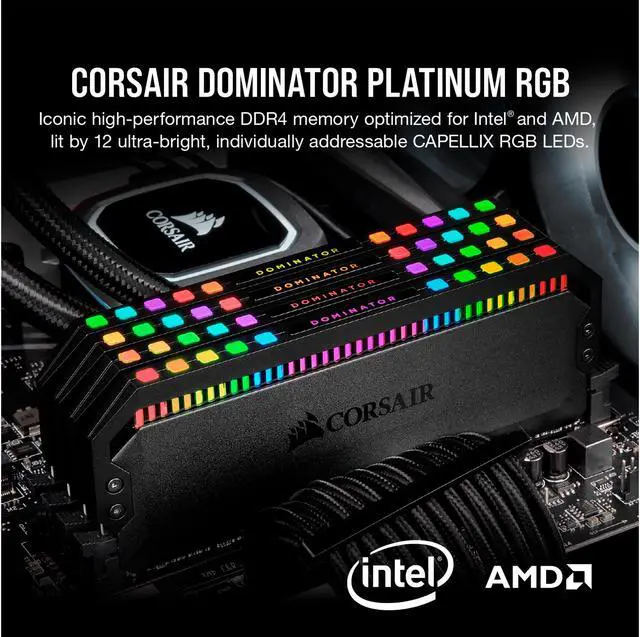 CORSAIR Dominator Platinum RGB 32GB (2 x 16GB) DDR5 5600 (PC5