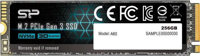 Silicon Power 256GB NVMe M.2 2280 PCIe Gen3 x4 SSD