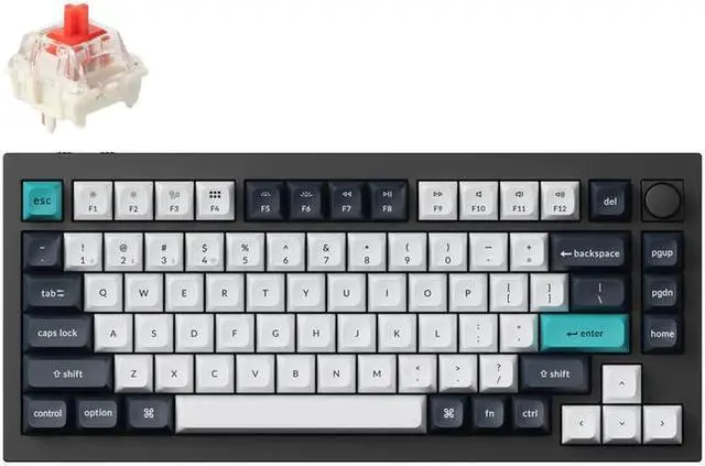 Keychron Q1 Max Wireless RGB Mechanical Keyboard, Hot-swap