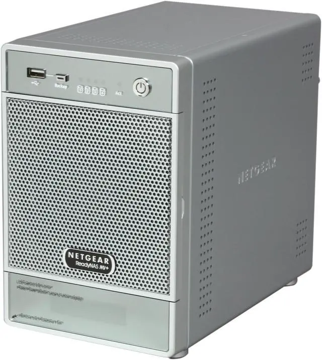 Netgear ReadyNas NV+ 4-bay NAS Drive Enclosure w/ Gigabit & speeds