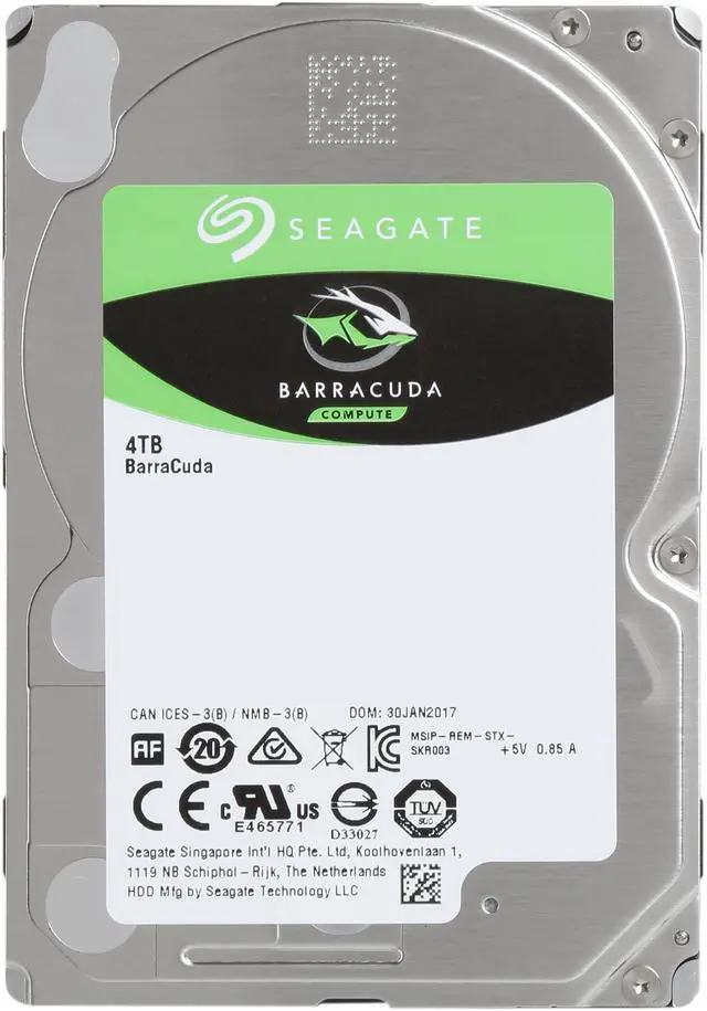 Seagate 4TB BarraCuda 5400 RPM 2.5