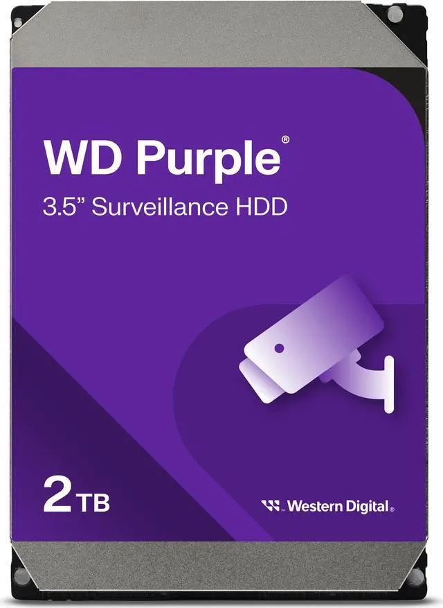 WD Purple WD23PURZ 2TB Hard Drive - 3.5