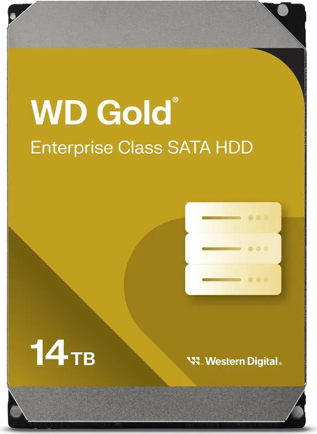 WD Gold 14TB Enterprise Class Hard Disk Drive - 7200 RPM Class