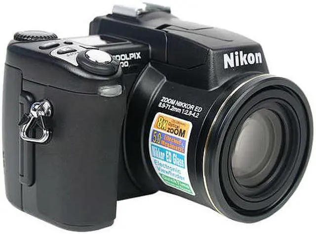 Nikon CoolPix 5700 Black 5.0 MP Digital Camera - Newegg.com
