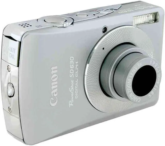 Canon PowerShot SD630 Silver 6.0 MP Digital Camera - Newegg.com
