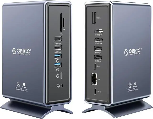 15in1 USB C Dock, ORICO USB C Docking Station for MacBook Pro M1