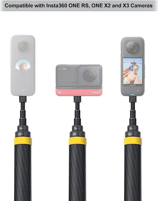 Insta360 3m 9.8ft Extended Edition Selfie Stick for ONE X2, ONE R