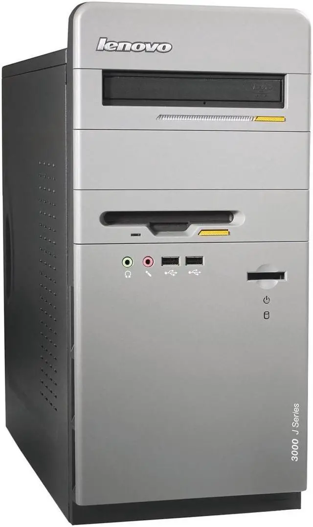 Windowsデスクトップ Lenovo C470 PC Intel Celeron レノボ、奥行き50