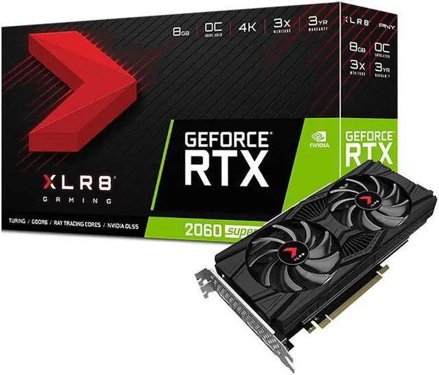 PNY XLR8 GeForce RTX 2060 SUPER Dual Fan Gaming Overclocked