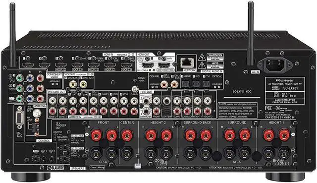 Pioneer Elite SC-LX801 9.2-ch Class D3 Network AV Receiver