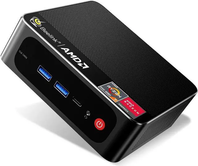 Beelink Mini PC, AMD Ryzen 7 5700U (up to 4.3GHz), 16GB DDR4 RAM