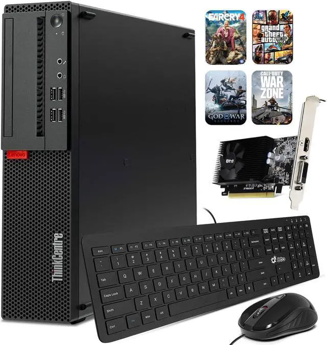 Refurbished: Lenovo ThinkCentre Gaming Desktop PC Intel Core i5