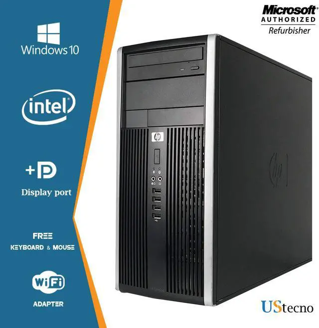 Refurbished: Grade A- HP Compaq Elite 8300 Tower Desktop Computer