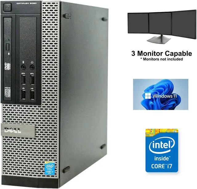 Refurbished: Dell OptiPlex 9020 SFF Computer Desktop Intel Core i7
