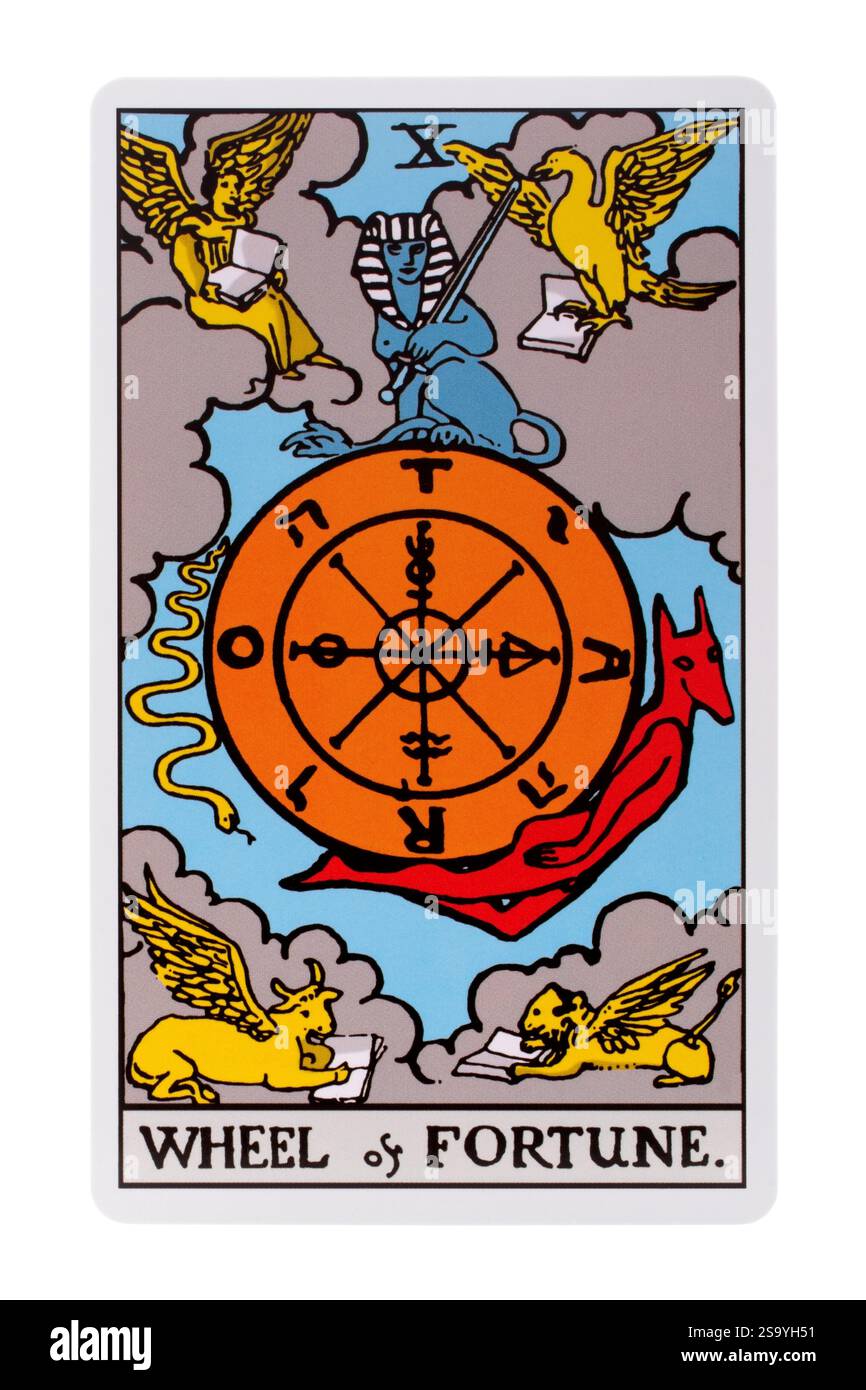 The wheel of fortune tarot hi-res stock photography and images - Alamy