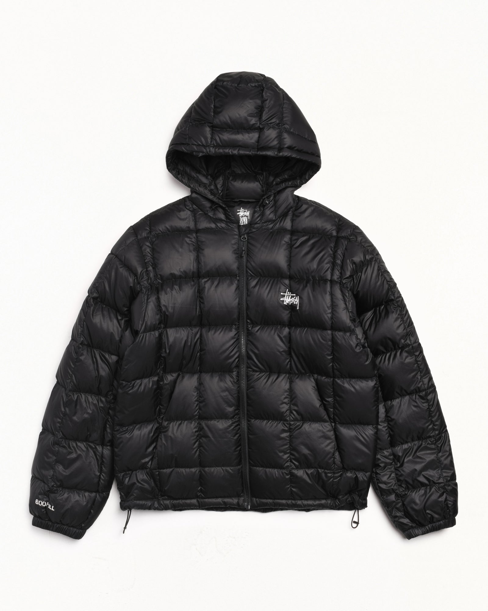Midweight Hooded Puffer – Black | Outerwear | Stüssy Canada
