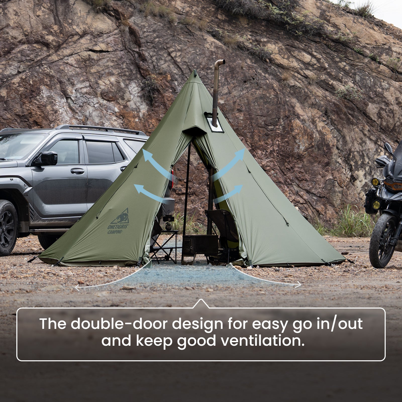 ロックフォートレスホットテント – OneTigris Camping