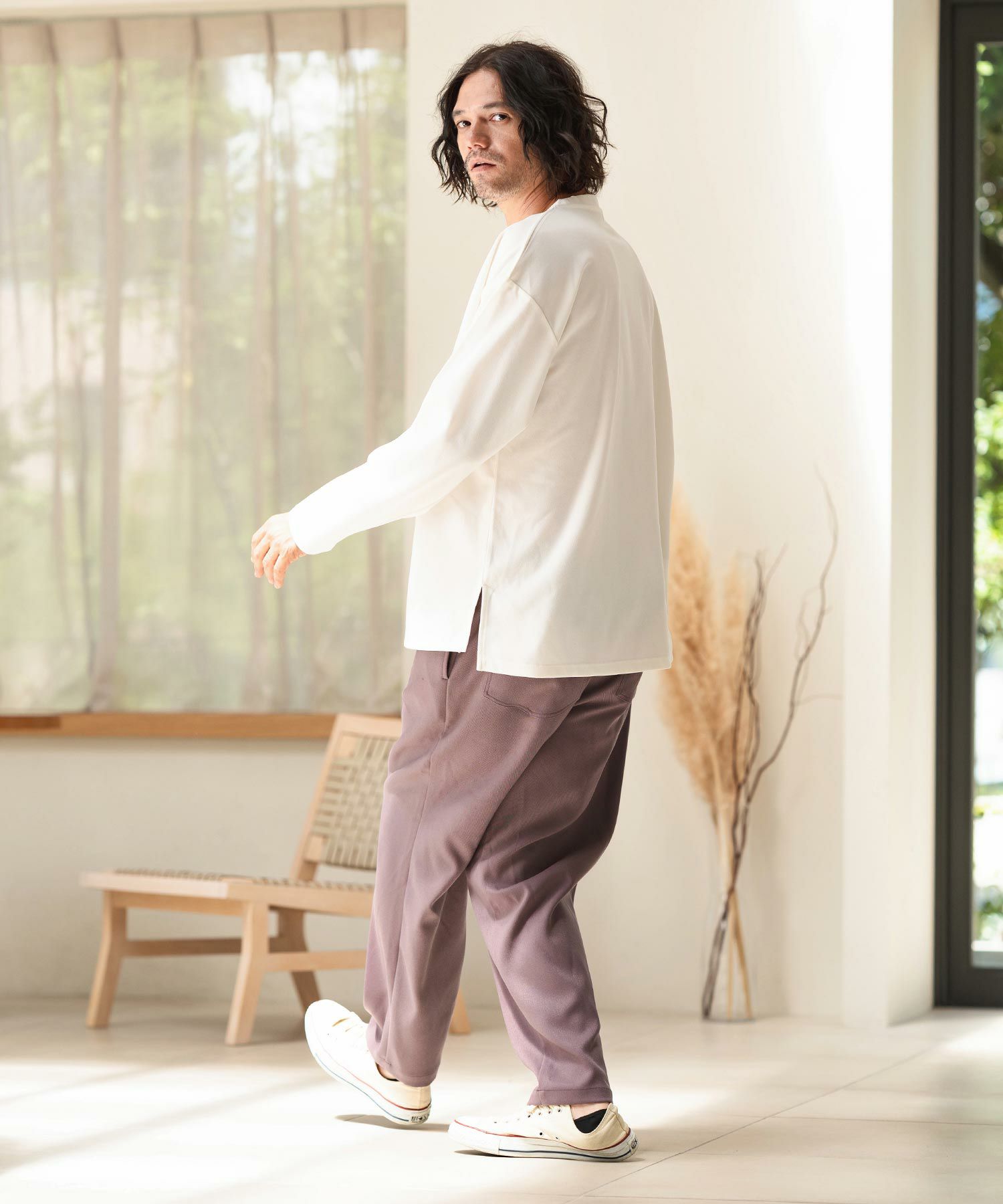 50%OFF【CAMBIO(カンビオ)】TRワイドタックイージーパンツ | CAMBIO